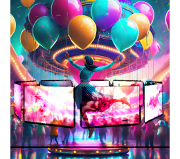 firefly_3d_carousel_young_people_are_jumping_with_balloons_funny_miracle_the_festival_of_masquera